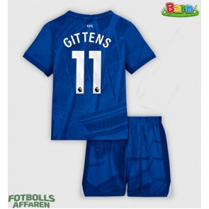 Chelsea Jamie Gittens #11 Hemmaställ Barn 2025-26 Kortärmad (+ Korta byxor)